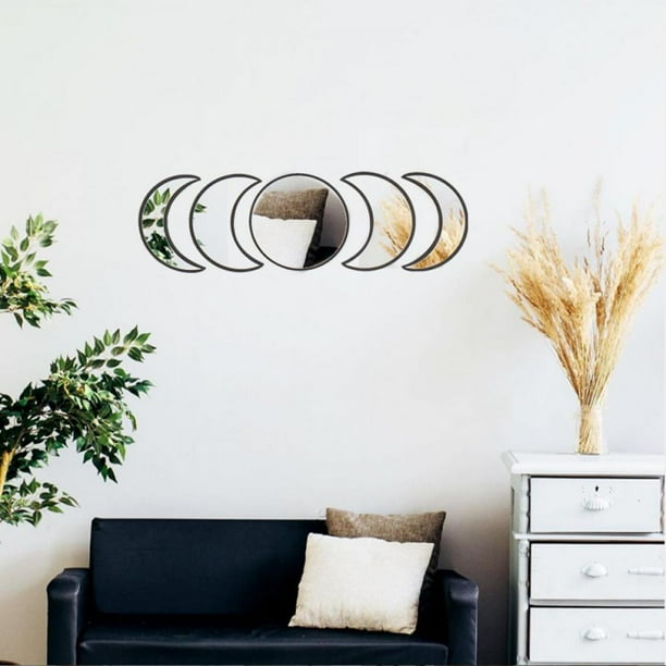 Modern Moon Stars Design for Home Bedroom Kids Room Nursery Daycare Playroom School Decoration Sticker Lunar Phases 10 x 30 White Vinyl Wall Art Decal Modern Moon Stars Design for Home Bedroom Kids Room Nursery Daycare Playroom School Decoration Sticker Lunar Phases 10 x 30 White Vinyl Wall Art Decal